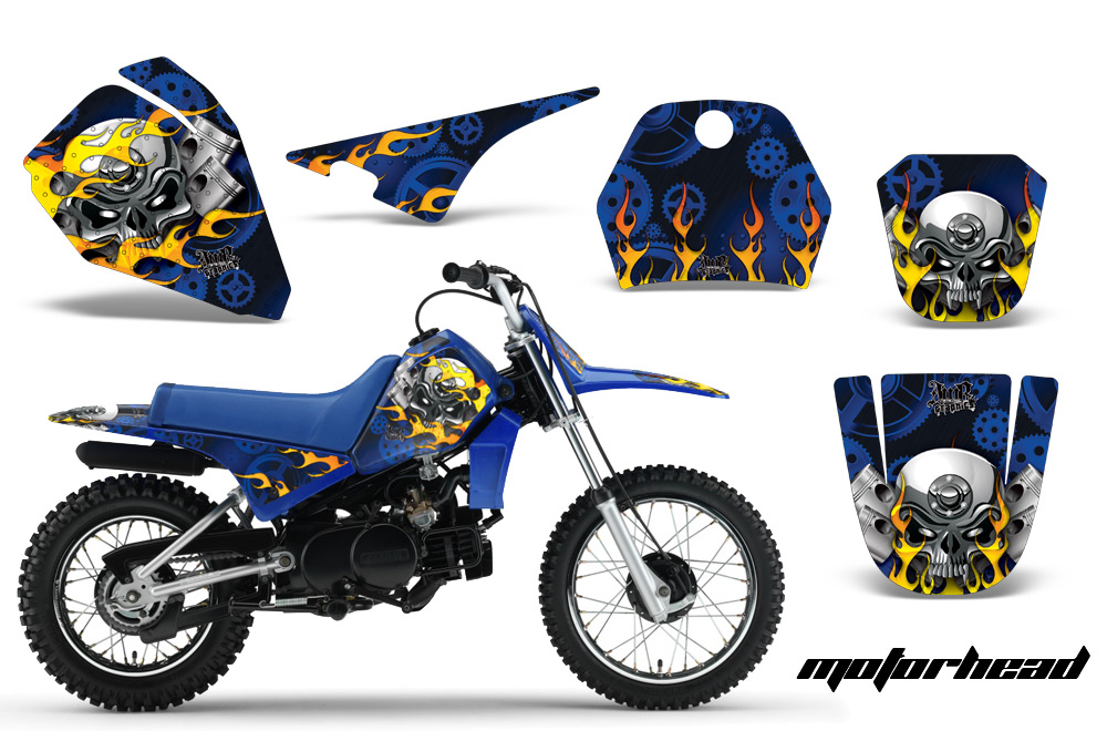 Yamaha PW80 Graphics Kit Moto BL